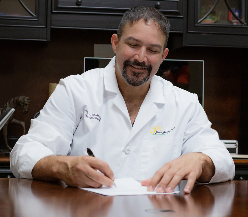Dr. Julio A. Calderin is an American Board of Surgery Certified Vascular Surgeon.